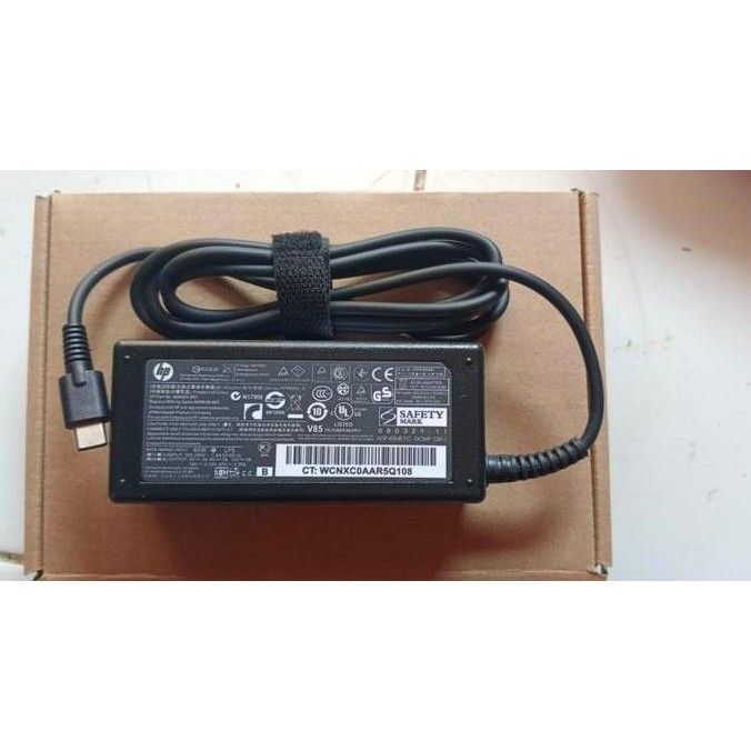 ready Adaptor Charger HP Pro X2 612 G2, Elite X2 1012 G2 HP 65W Type C
